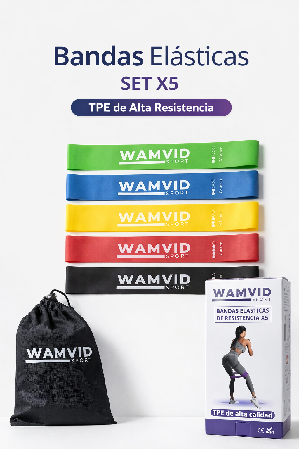Bandas Elasticas de Resistencia SET X5