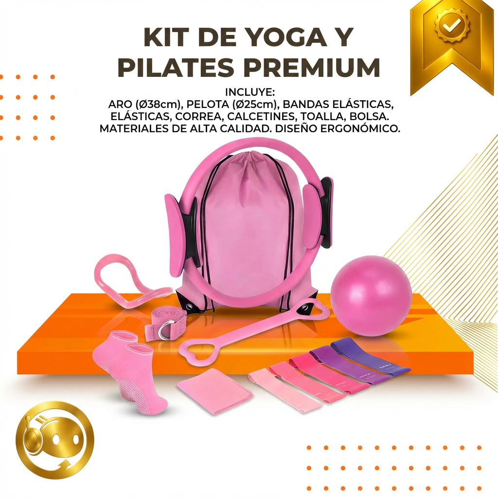 Set de pilates 13 piezas