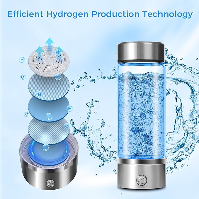 Botella Generadora de Agua Hidrogenada Recargable USB