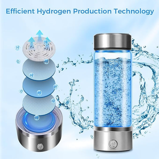 Botella Generadora de Agua Hidrogenada Recargable USB